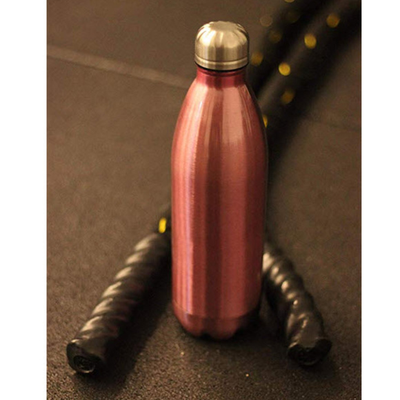 Rose Gold Pink Stainless Steel water bottle 25oz - Picture 4 of 7
